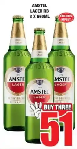 Boxer Amstel Lager RB offer