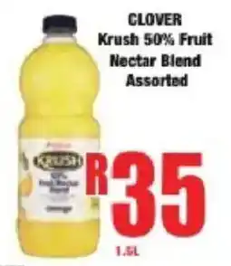 Boxer CLOVER Krush 50% Fruit Nectar Blend Assorted offer