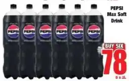 Boxer PEPSI Max Soft Drink offer