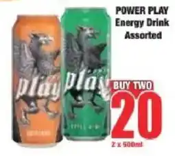 Boxer Power Play Energy Drink Assorted offer