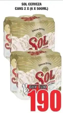 Boxer Sol Cerveza offer