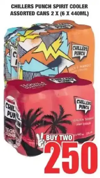 Chillers Punch Spirit Cooler Assorted