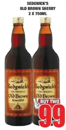 Boxer Sedgwick's Old Brown Sherry offer
