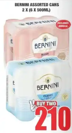 Boxer Bernini Assorted Cans offer