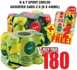 Boxer B & T Spirit Cooler Assorted offer