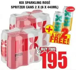 Boxer KIX Sparkling Rosé Spritzer offer