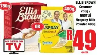 ELLIS BROWN Creamer / NESTLÉ Nespray Milk Powder