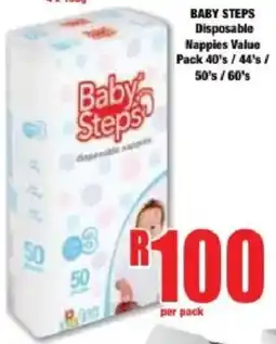 Boxer Baby Steps Disposable Nappies offer