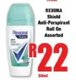 Boxer Rexona Shield Anti-Perspirant Roll On Assorted offer