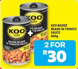 Usave KOO Baked Beans in Tomato Sauce offer