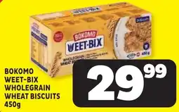 Usave BOKOMO WEET-BIX WHOLEGRAIN WHEAT BISCUITS offer