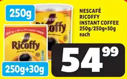 Usave NESCAFÉ RICOFFY INSTANT COFFEE offer