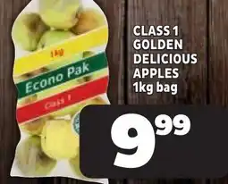 Usave Econo Pak Class 1 Golden Delicious Apples offer