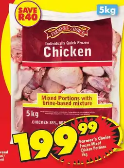 Shoprite Farmer's Choice Frozen Mixed Chicken Portions offer
