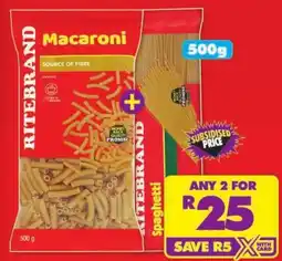 Shoprite Ritebrand Macaroni offer