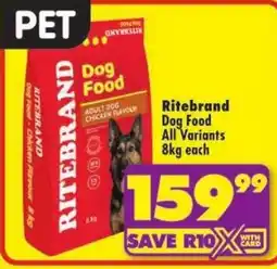 Shoprite Ritebrand Dog Food offer