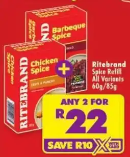 Shoprite Ritebrand Spice Refill offer