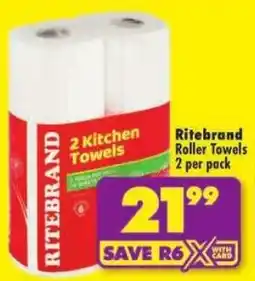 Shoprite Ritebrand Roller Towels offer