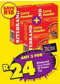 Shoprite Ritebrand Curry Powder offer