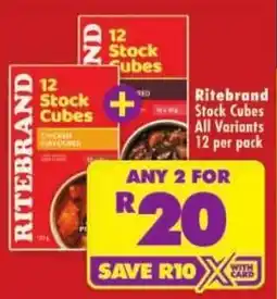 Shoprite Ritebrand Stock Cubes offer