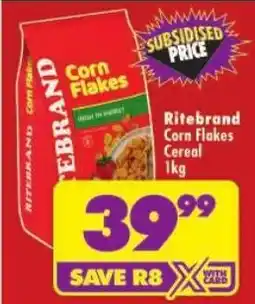 Shoprite Ritebrand Corn Flakes Cereal offer