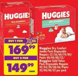 Shoprite Huggies Dry Comfort offer