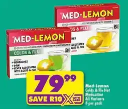 Shoprite Med-Lemon Colds & Flu Hot Medication offer