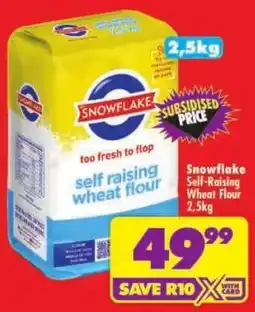 Shoprite Snowflake self raising wheat flour offer