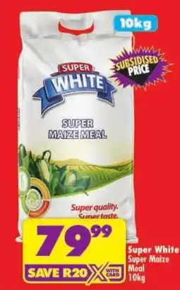 Shoprite Super White Super Maize Meal offer