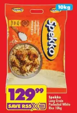 Shoprite Spekko Long Grain Parboiled White Rice offer