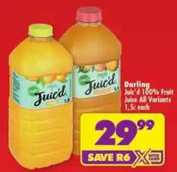 Shoprite Juiced 100% Fruit Juice offer