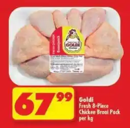 Shoprite Goldi Fresh 8-Piece Chicken Braai Pack offer