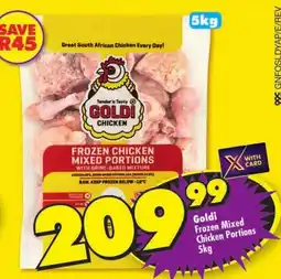 Shoprite Goldi Frozen Mixed Chicken Portions offer
