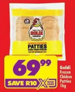 Shoprite Goldi Frozen Chicken Patties offer
