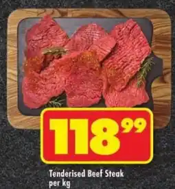 Shoprite Tenderised Beef Steak offer