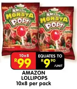 Shoprite Amazon Lollipops offer