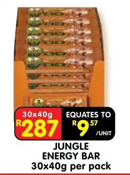 Shoprite Jungle Energy Bar offer