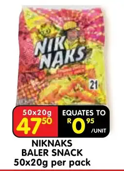 Shoprite NIKNAKS BALER SNACK offer