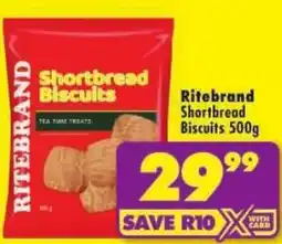 Shoprite Ritebrand Shortbread Biscuits offer