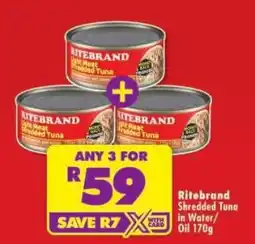 Shoprite Ritebrand Shredded Tuna offer