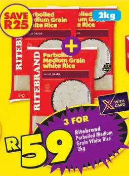 Shoprite Ritebrand Parboiled Medium Grain White Rice offer