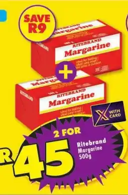 Shoprite Ritebrand Margarine offer