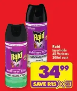 Shoprite Raid Multi Insect Killer offer