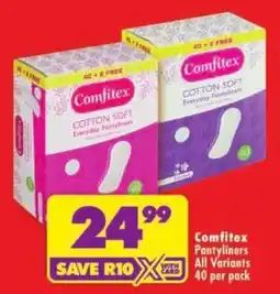 Shoprite Comfitex Pantyliners offer