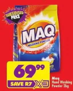 Shoprite MAQ Hand Washing Powder offer