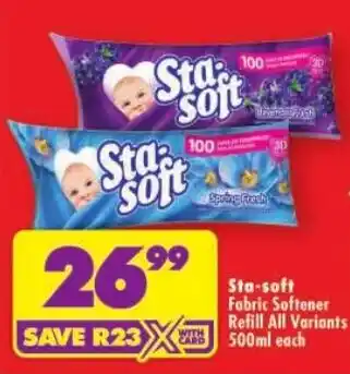 Sta-soft Fabric Softener
