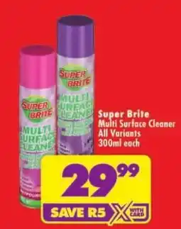 Shoprite Super Brite Multi Surface Cleaner offer