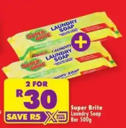 Shoprite Super Brite Laundry Soap offer