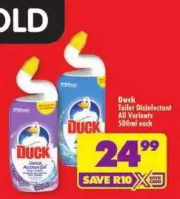 Shoprite Duck Toilet Disinfectant offer