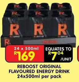Shoprite Reboost Original Flavoured Energy Drink offer